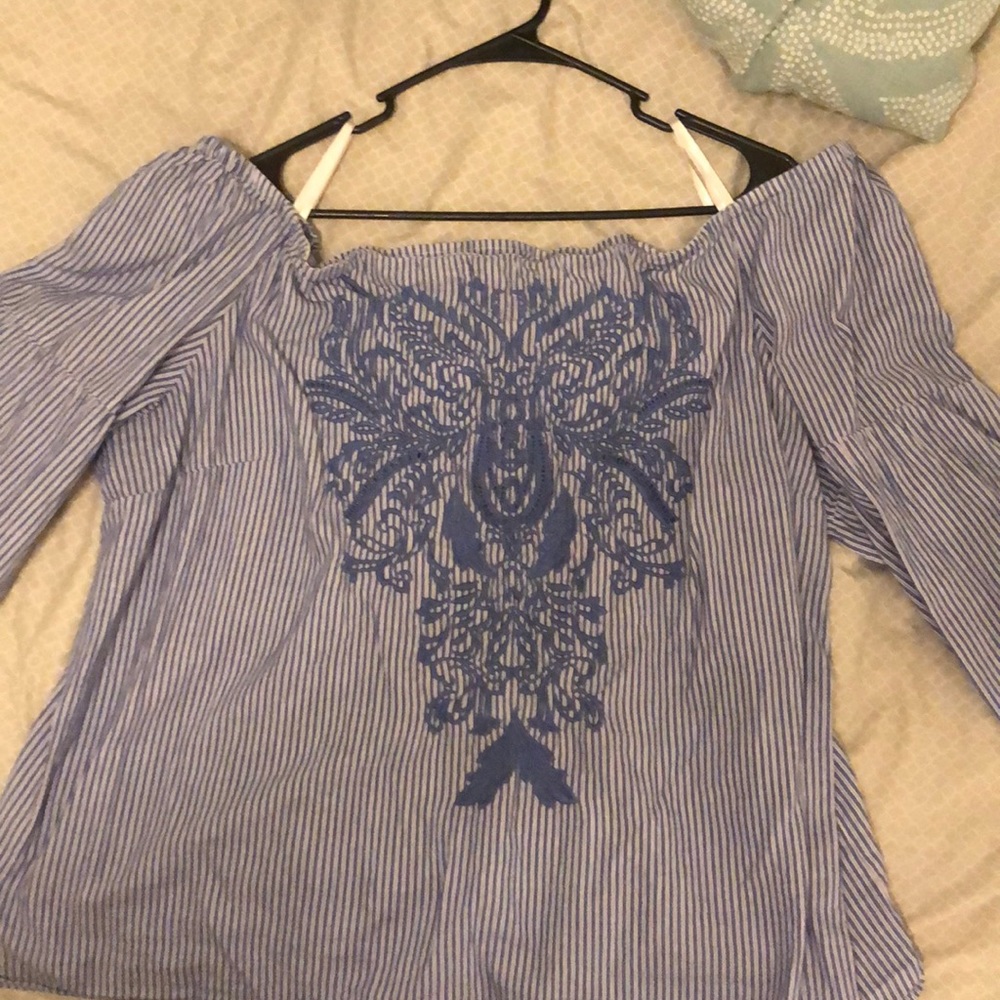 Off the shoulder with bell sleeves